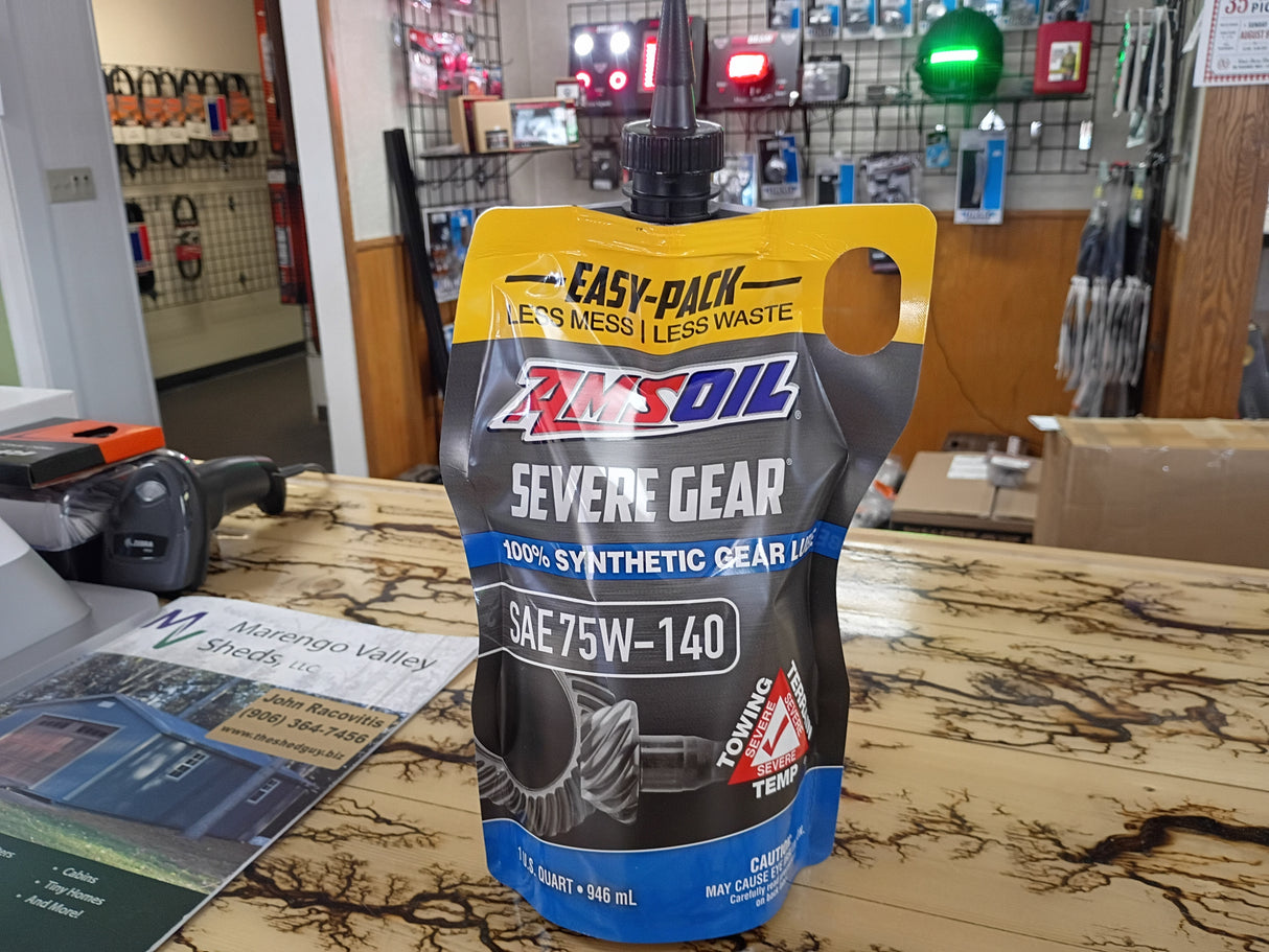 AMSOIL Severe Gear 75W-140 Synthetic Gear Lube Quart