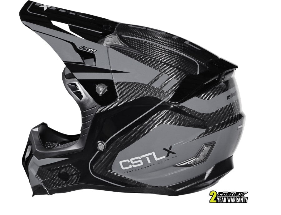 Castle X CX101 Carbon Ascent MX Helmet 2XL