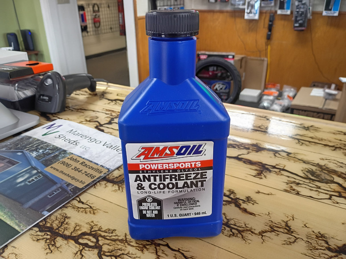 AMSOIL Powersports Antifreeze & Coolant Quart