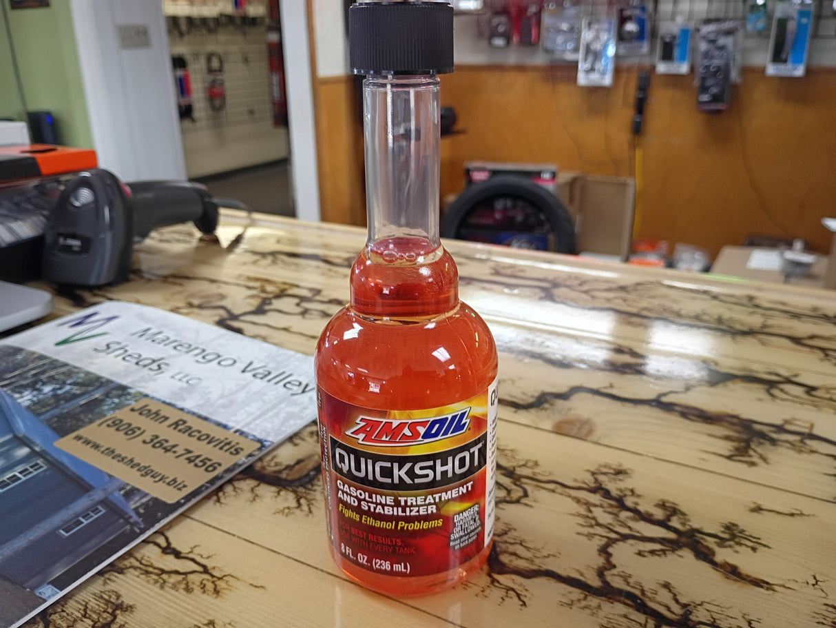 AMSOIL Quickshot Gasoline Treatment and Stabilizer 8 FL. OZ.