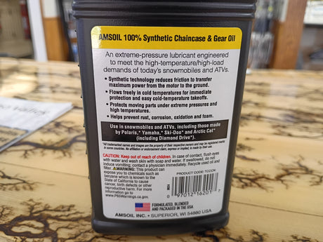 AMSOIL Synthetic Chaincase & Gear Oil 16 FL. OZ.