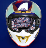 Castle X CX510 Pabst Blue Ribbon Motorcycle Helmet Med.