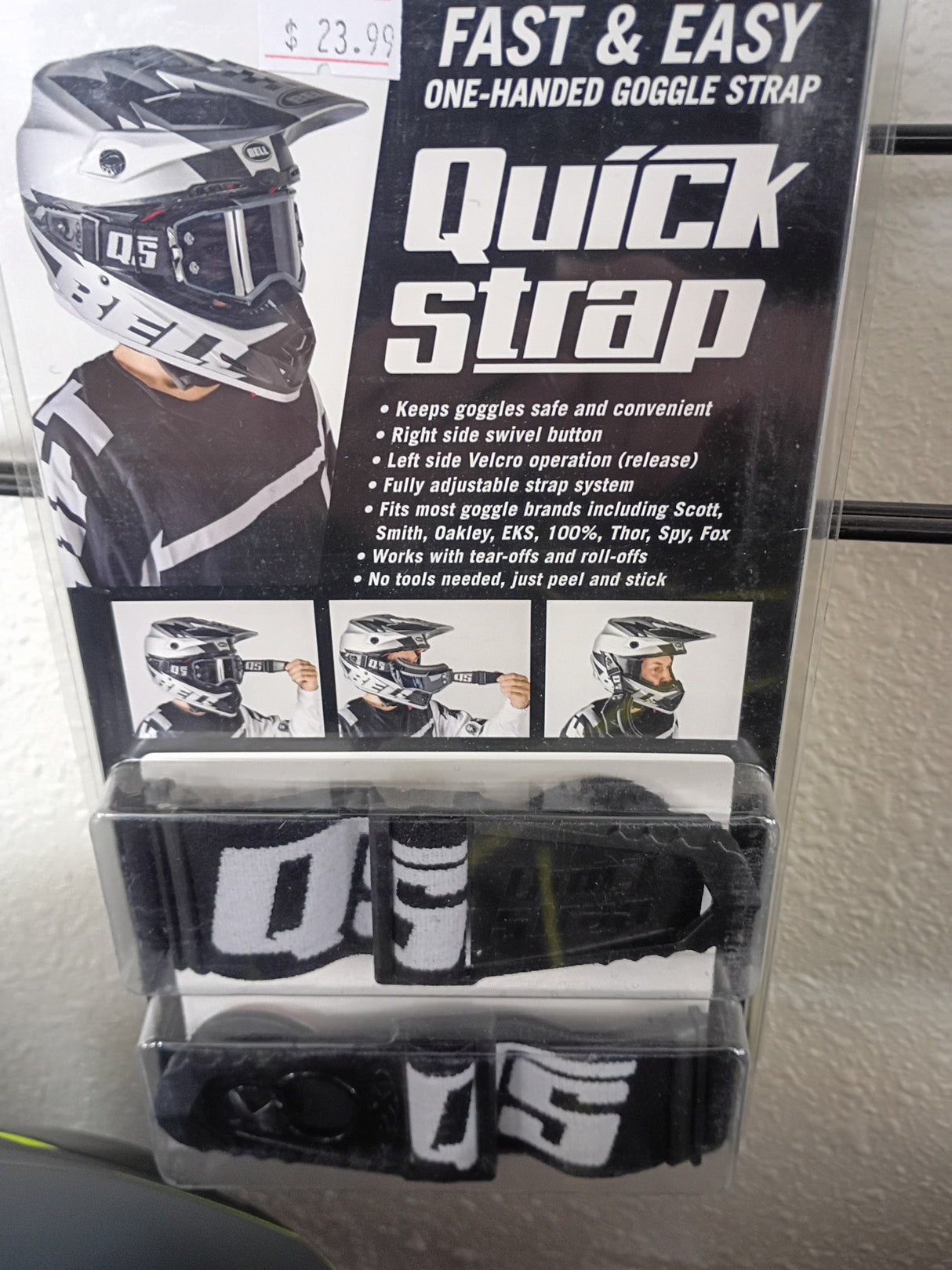Castle X Goggle Quick Straps Black