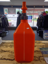 TUFF JUG Utility Container Orange W/ Orange Ripper Cap 2.5 GAL Capacity